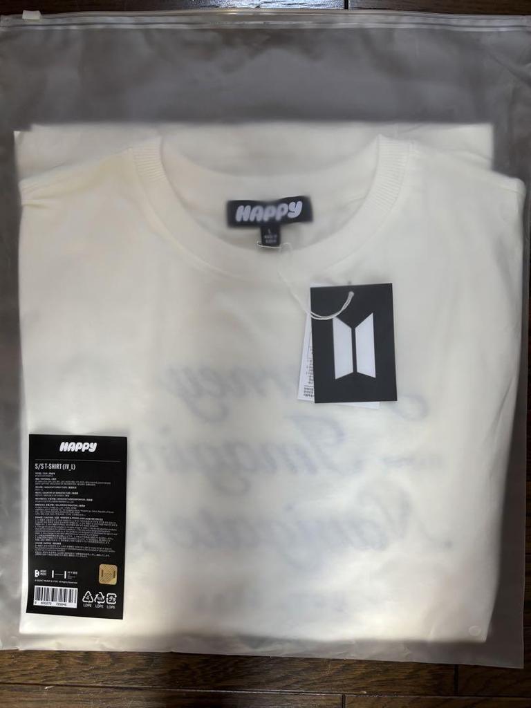 [USED] BTS JIN HAPPY Official T-shirt L size