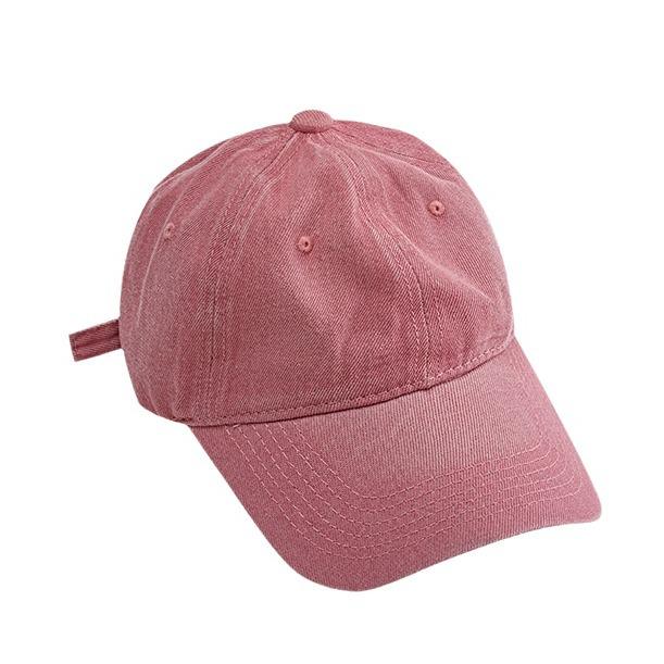 Кепка бейсболка из потертого денима в корейском стиле - Мужская ретро выцветшая кепка с козырьком от солнца