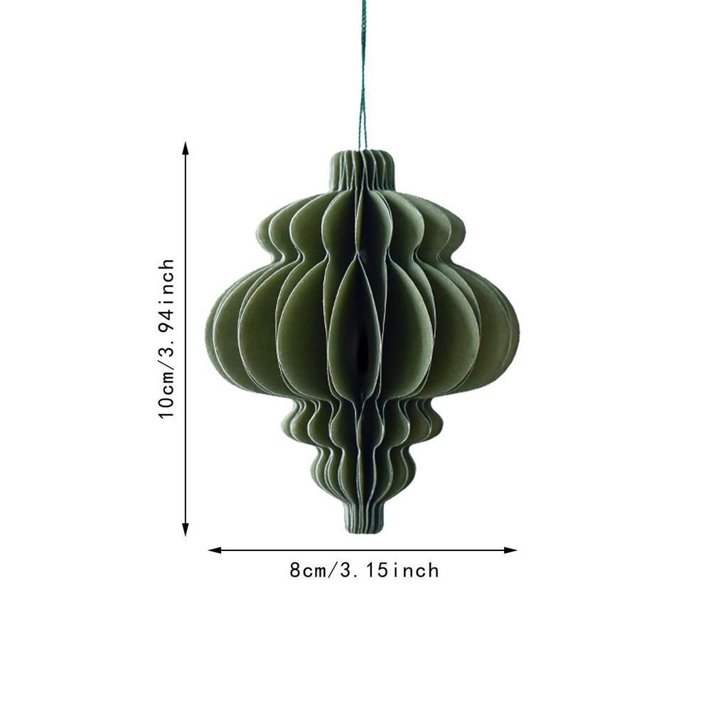 New Year Honeycomb Pendant Reusable Decorative Christmas Honeycomb Ornament for Outside Indoor Festive Porch Celebration