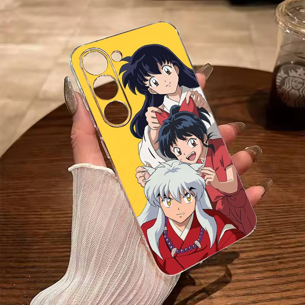 L-L-Inuyasha Phone Case For Samsung Galaxy A71,A70,A52,A51,A40,A30 Transparent Cover