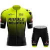 Nuovo Set Maglia da Ciclismo Estiva Traspirante Pro Team Abbigliamento Ciclismo Maglie Bici da Strada Completo Pantaloncini con Bretelle MTB Maglia Culotte