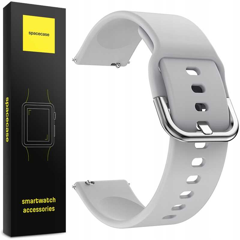 Sc Silicone Band 20Mm Gray