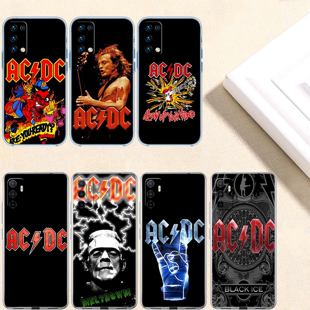 RE1 A-acdc Transparent Phone Case for LG K22 K30 K40 K40S K41 K42 K50 K50S K51 K51S K52 K61 K62 K71 K92 Q60 Q61 V40 V50 V60