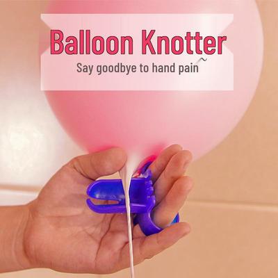 Plastic Balloon Knotter Tool for Easy Tying - Perfect for Weddings, Birthdays, and Parties