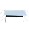 ZISIZ Rainproof Square Camping Tarp