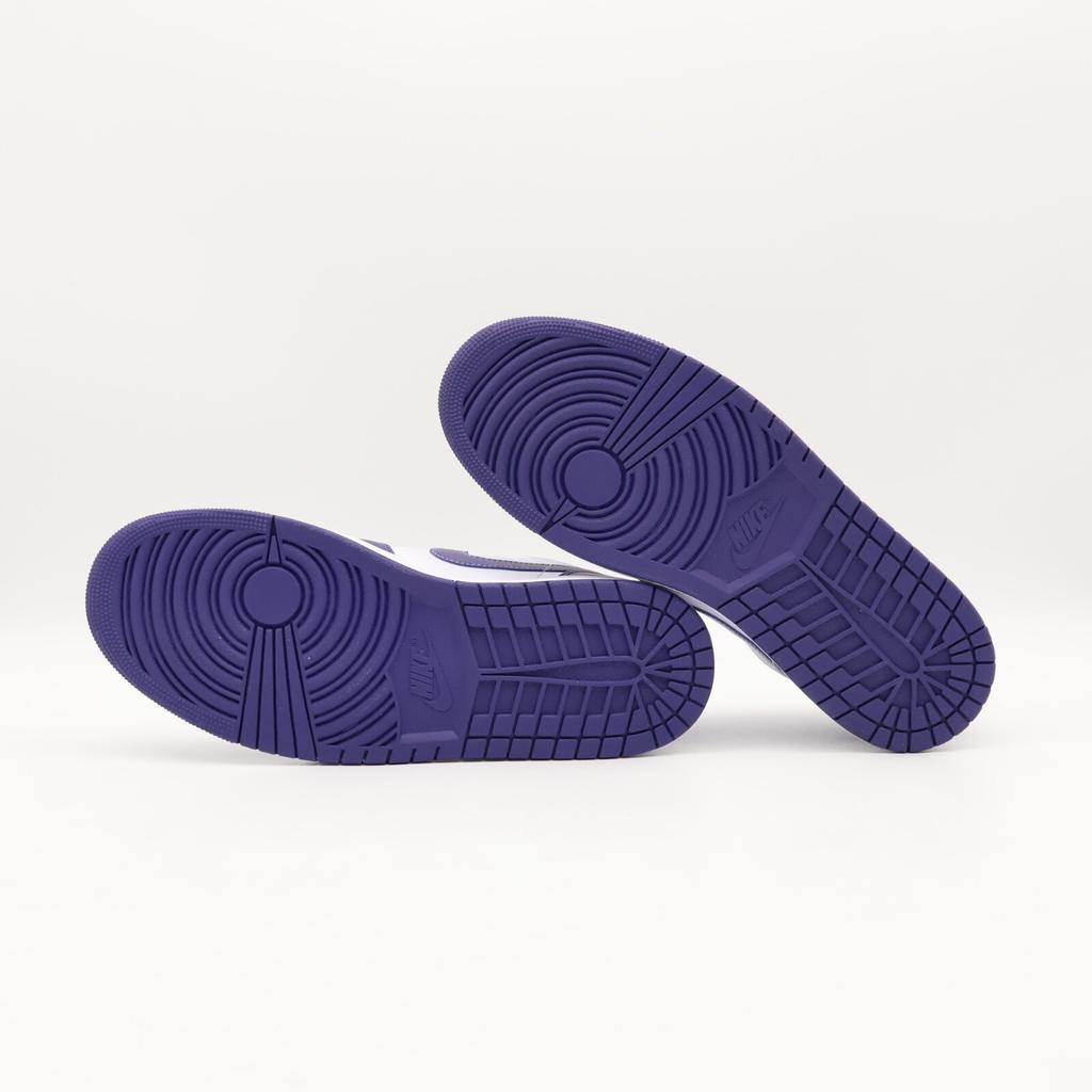 553558-515 Nike Air Jordan 1 Low Morado Sky J Blanco Arándano Claro (de los hombres)