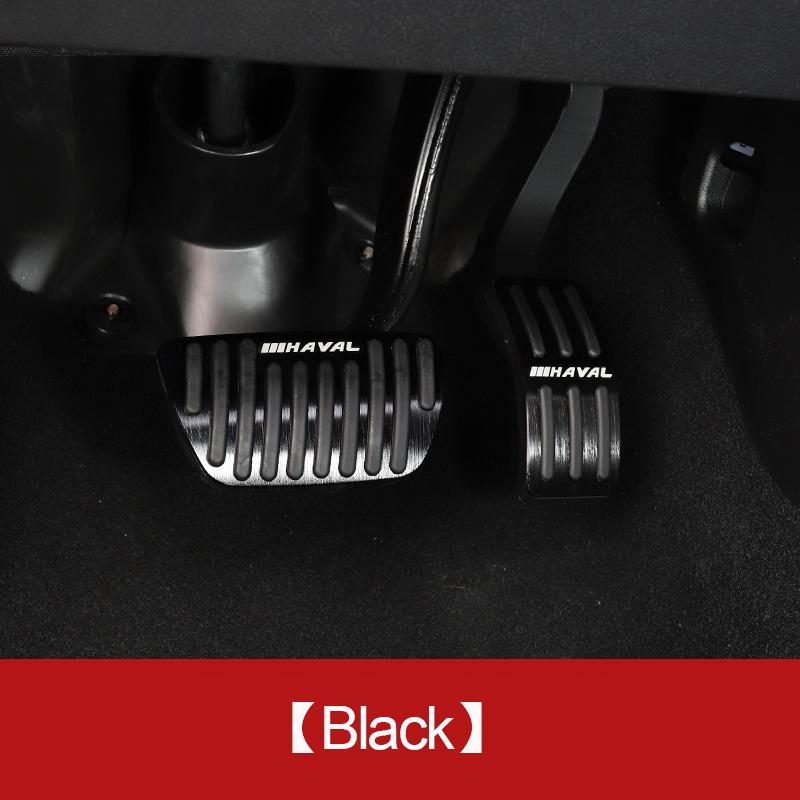 Hliníkový kryt pedálů na plyn Plynové palivo Brzdové destičky Kryt desky pro Haval H6 H6S 2022 Ochrana interiéru Příslušenství Styling vozu
