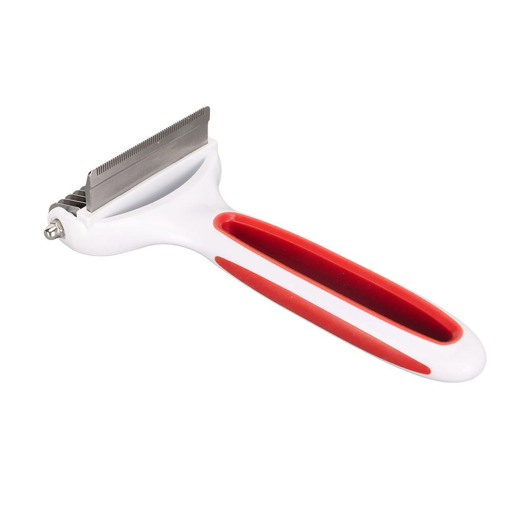 Pet Deshedding Brush 2 in 1 Deshedding Tool and Dematting Undercoat Rake Comb Removing Knots Pet Brush for Cats Dogs