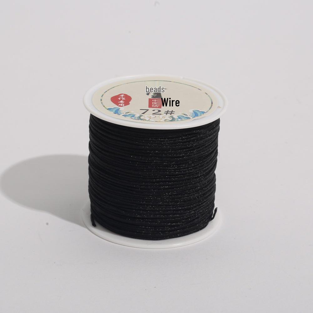 DIY Weaving Rope: Jade, Red, Tassel & Jewelry Threads for Lanyards, Bracelets, and Chinese Knot Designs 72 Jade Thread 0.8mm/45m
