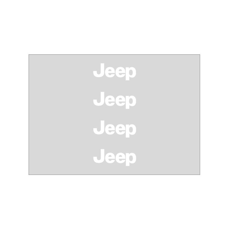 4 Stück Auto Türgriff Aufkleber Reifen Rückspiegel Aufkleber für Jeep Renegade Compass Grand Cherokee Wrangler Jk Gladiator