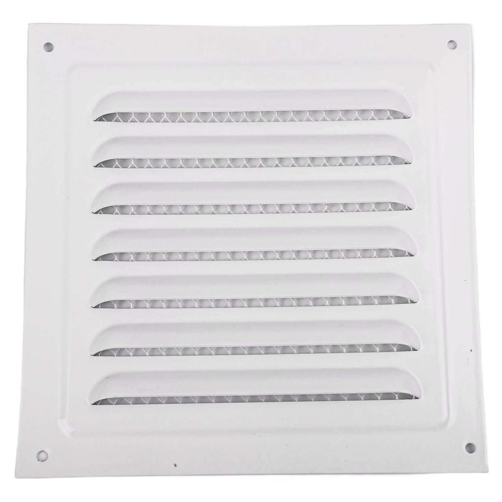 1/2Pcs Stainless Steel Air Vent Square Ventilation Grille 15x15cm Return Grille With Protective Grille Cover Black/White
