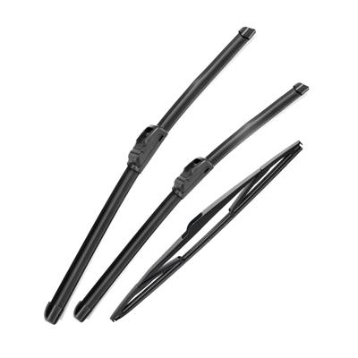 Para BMW X3 E83 2004-2010 2005 2006 2007 2008 2009 Limpiaparabrisas Delantero y Trasero Escobillas Limpiaparabrisas Parabrisas Ventana Cepillos 22"+20"+14"