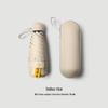 Cartoon Mini Sun & Rain Five-Fold Umbrella for Women - Portable, Sunscreen, and Dual-Use