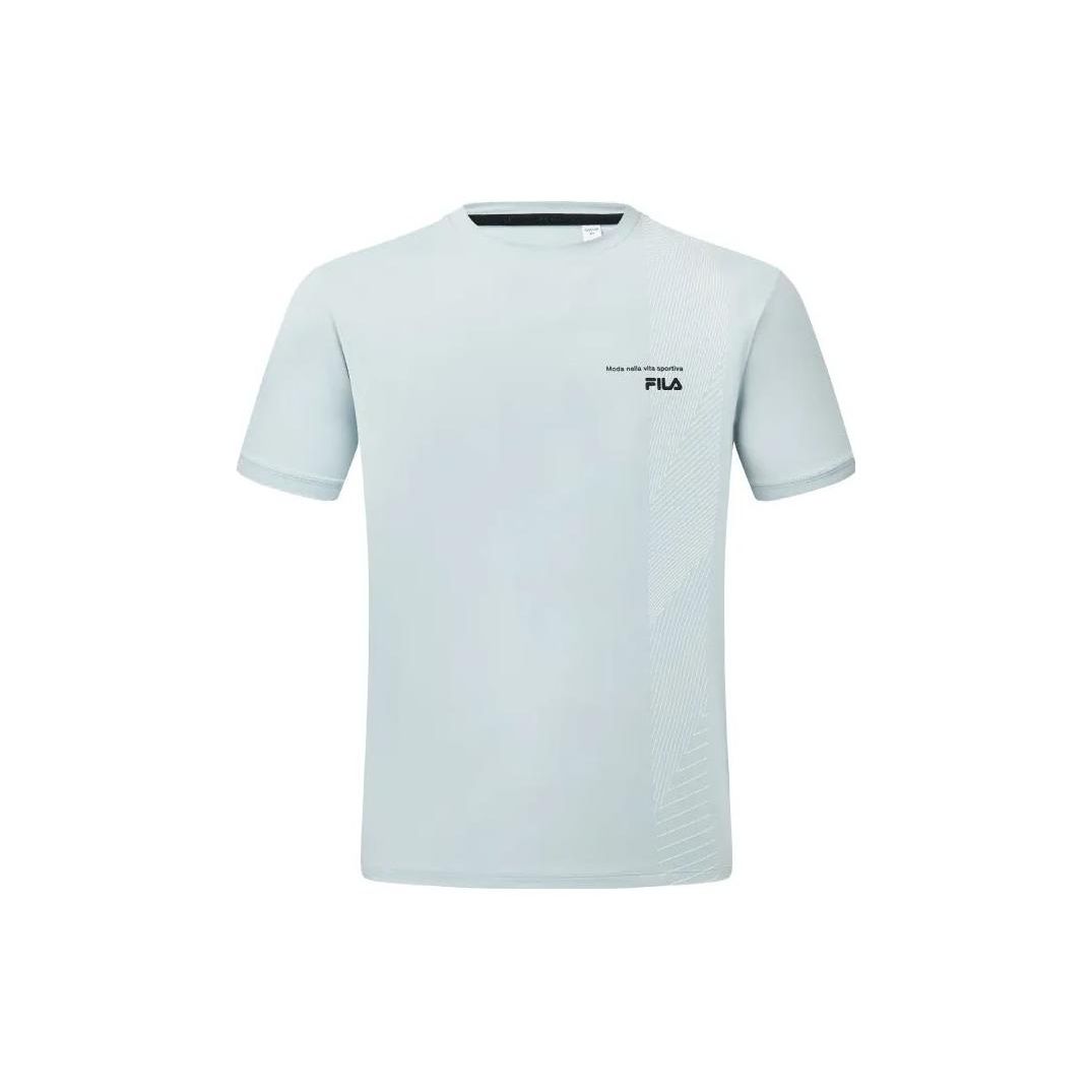 

FILA свободный крой с логотипом и принтом, короткий рукав, футболка для мужчин, серая A11M321102F-GY M
