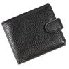 Men's Leather Bifold with Card Slots - Short Slim Design, RFID Blocking, Black