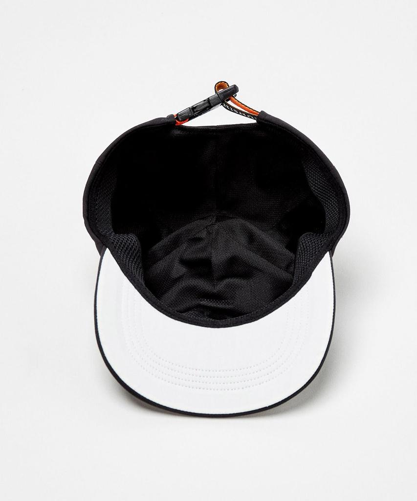 [Munsingwear] Cap with Logo Print, 3D Embroidery, Sweat-wicking, Quick-drying, One-touch Buckle, Golf, MG5SCP20M, Men's, BK00 (black)