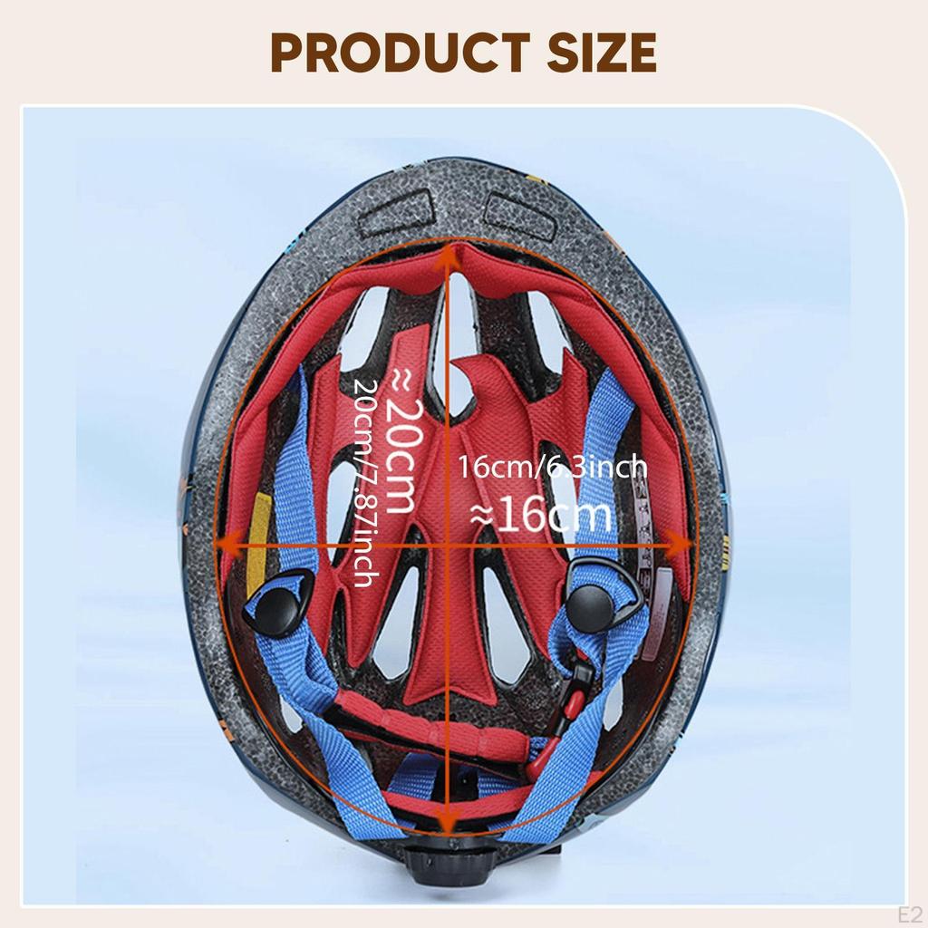 Kids Bike Helmet Portable Bicycle for Roller Skating Outdoor Biking