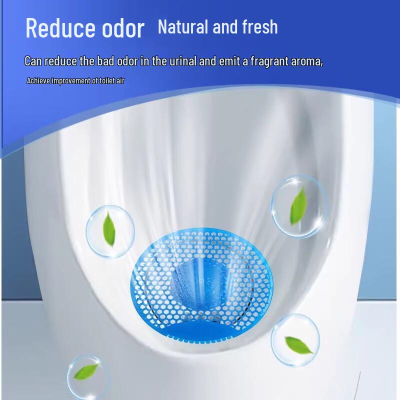 Miaojiayi Urinal Deodorizer Screen with Ocean Scent - 5 Pack