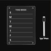 Message Note Monthly Weekly Planner Reusable Rewritable Fridge Clear Board  Office