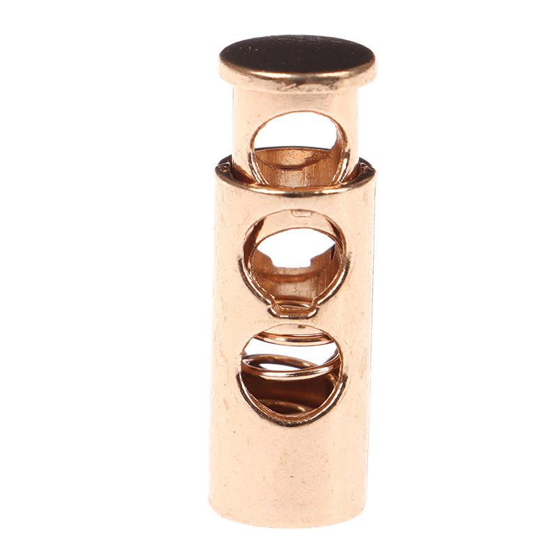 10Pcs Metal Stoppers Toggle Cord Locks Drawstring Lock Diy Apparel Accessories