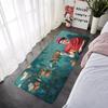 Doormat Flannel Floor Mat Indoor Foot Rug F-Frida K-Kahlo Bedside Mats Kitchen Corridor Absorbent Carpet Ideal for Balcony Decor