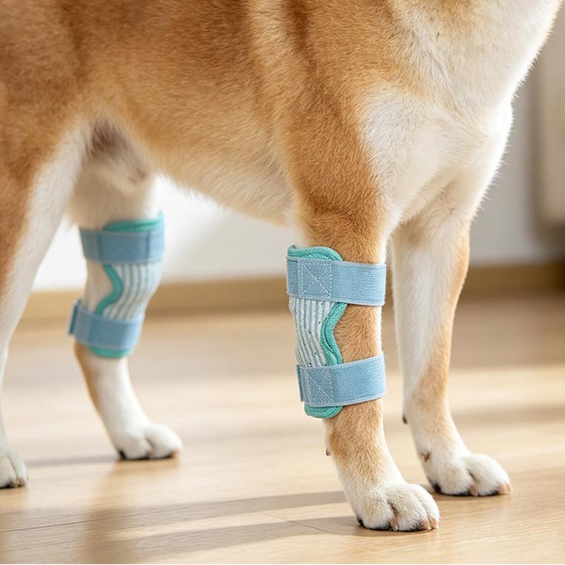 Pet Knee and Elbow Joint Protector Anti-Wear Leg Joint Support Cover with Strong Support and Breathable Dog Leg Guard