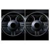 3Pcs Carbon Fiber Interior Steering Wheel Cover Trim For Ford Mustang 2005-2008