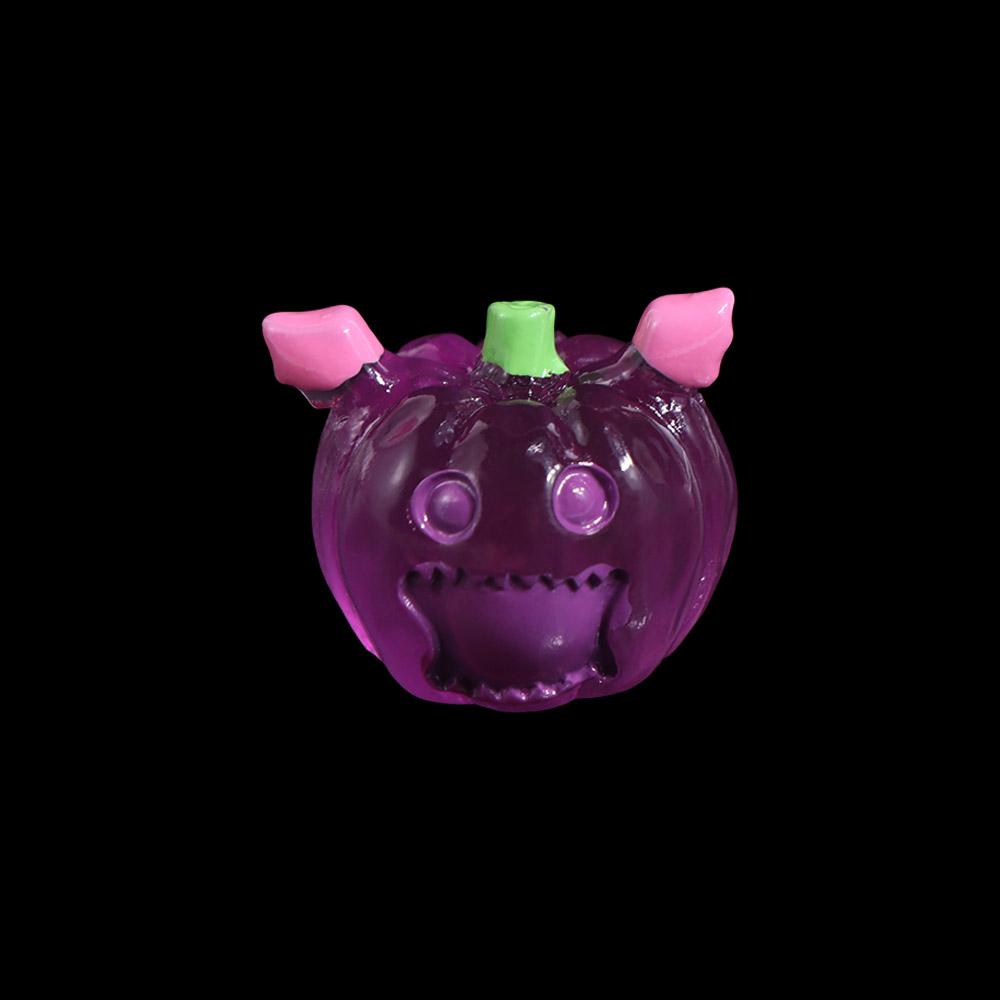 8 Stück leuchtende Kürbis-Geister-Miniaturen Mikro-Landschaft kleine Statue Gartenornament