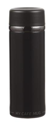 Pearl Metal My Cafe Compact Mug, Black, 300ml, HB-4861