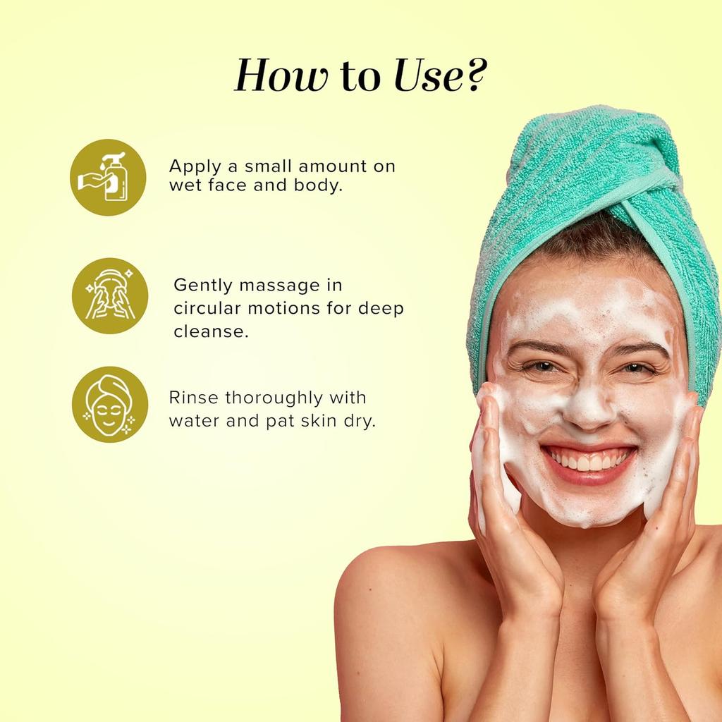 Khadi Natural Neem & Tea Tree Herbal Face Wash 210ml Pack For Glowing Skin And Acne Control