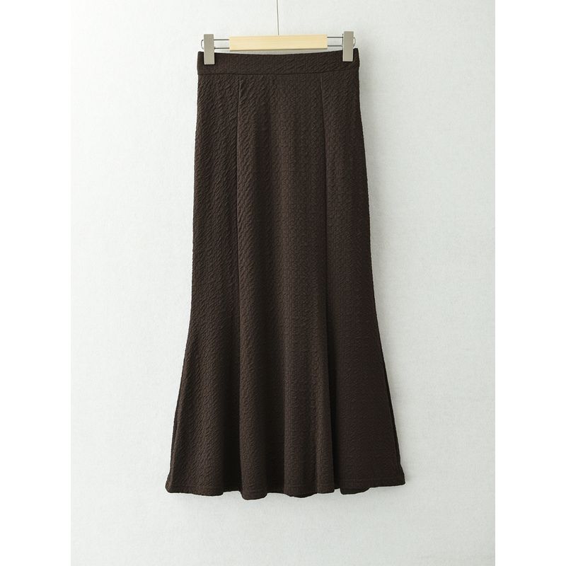 

Pleated High Waist Skirt Women s Summer Stylish Japanese Single Jp52 Silm Slim Looking Elegance Sheath Dress Mermaid Dress Coffee M