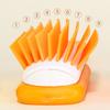 Ergonomic Detangle Hairbrush With Soft Bristles And Hollow Out Designs Hairdressing Tool Styling Comb For Oild Head