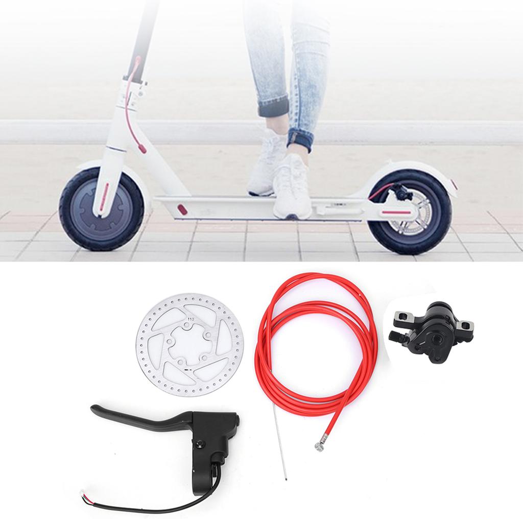 Metal Disc Brake Device Set Brake Line Handle for Xiaomi M365 Electric Scooter Accessories Kit