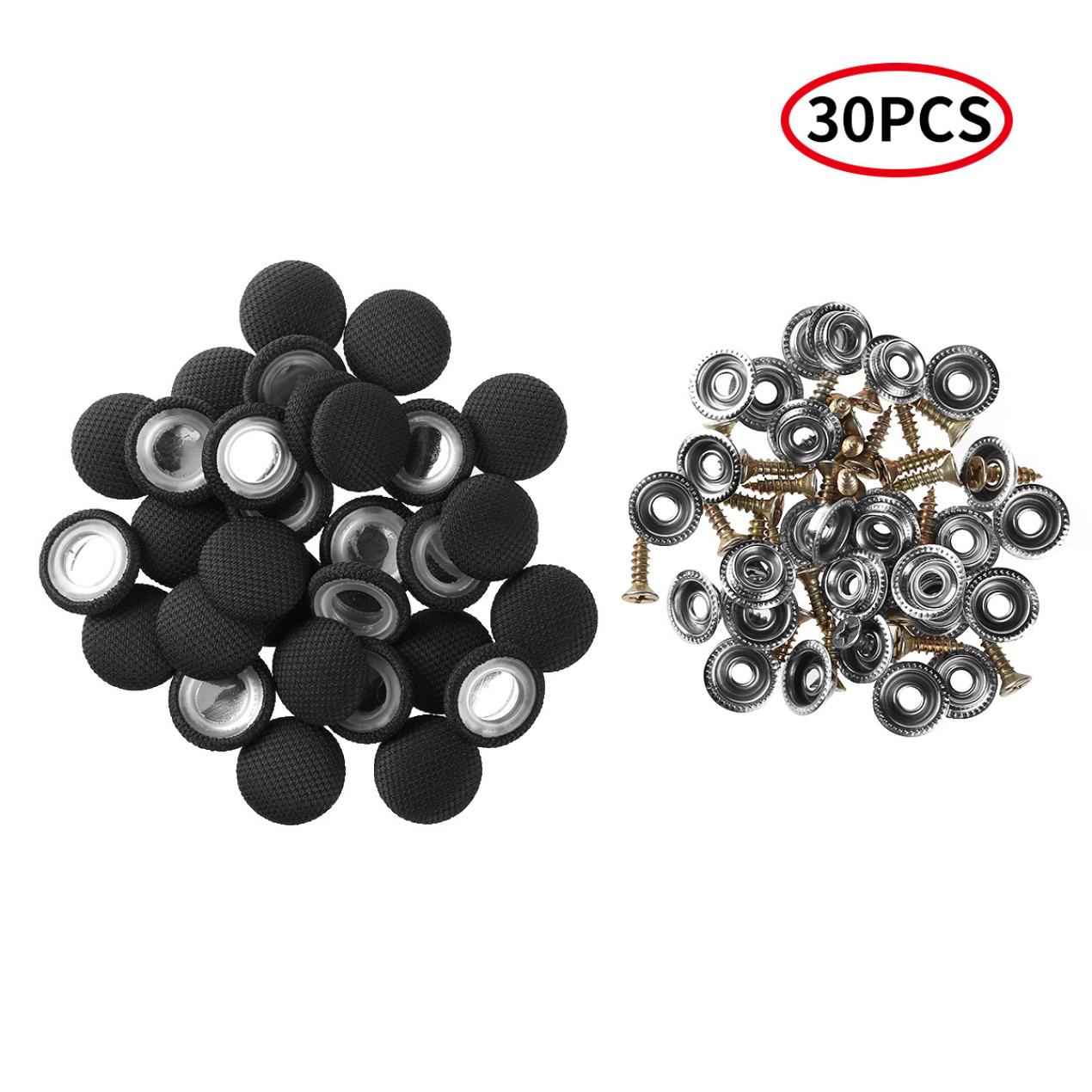 

30 шт. Кріпильний гвинт для стелі в салоні автомобіля Дах автомобіля Фіксована пряжка Застібка Заклепки Фіксатор Кнопка для ремонту автомобільної обшивки стелі