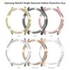 Samsung Galaxy Watch 5/4 Single Row Diamond Hollowed-Out Protective Case
