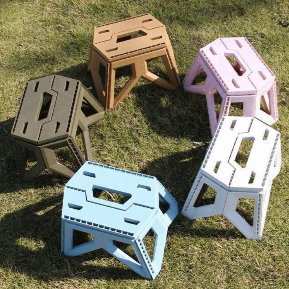 High Load-bearing Camping Chair Portable Fishing Chair Camping Accessories Folding Step Stool  Kids