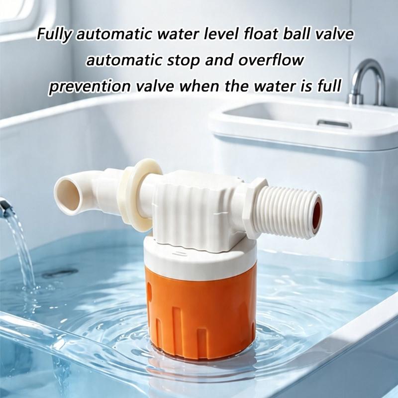 1/2 or 3/4Inch Plastic Float Ball Valves Water Saving Plastic Float Valves Reliable Automatic Shut Off Float Valves Upgrdes