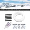 Diesel Heater Inline Fuel Filter Hose Clip Pipe Line Kit Replace Parking Heater Fuel Tank Hose Clip Kits 4M Leakproof