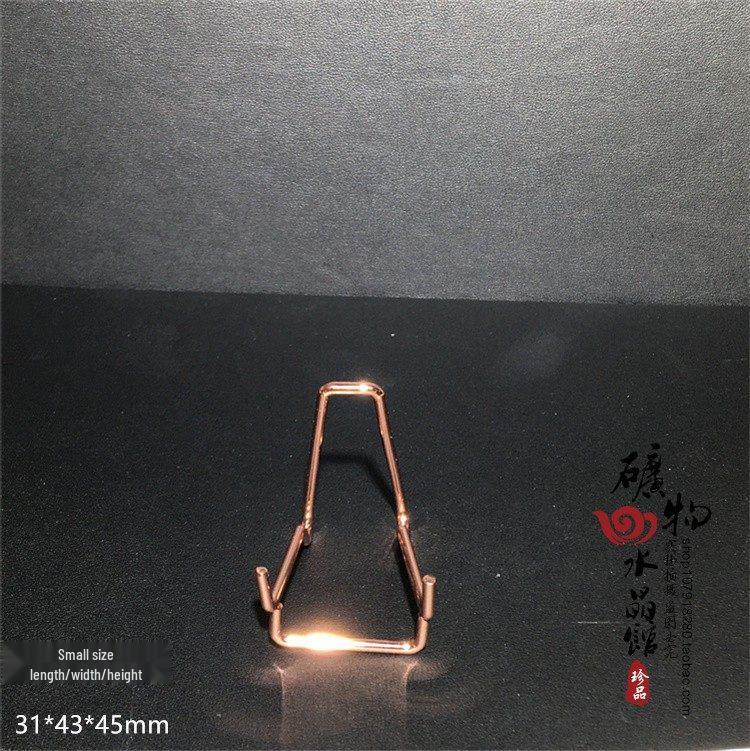 Crystal Stone Metal Bracket Alloy Display Shelf Decor