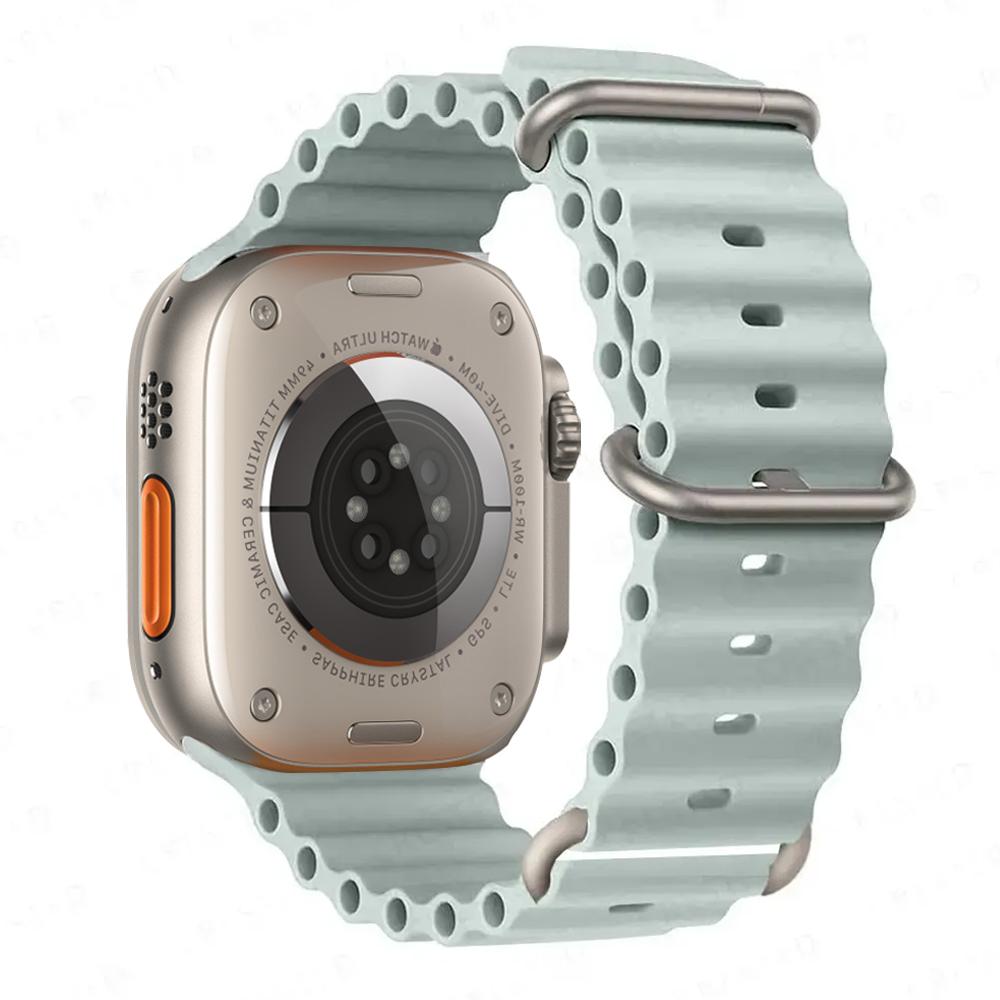 Ocean Band for Watch Ultra 3 Series 11 10 9 7 8 6 SE 49mm 45mm 46mm 42mm 44mm 40 41 Silicone Bracelet Correa iWatch Strap