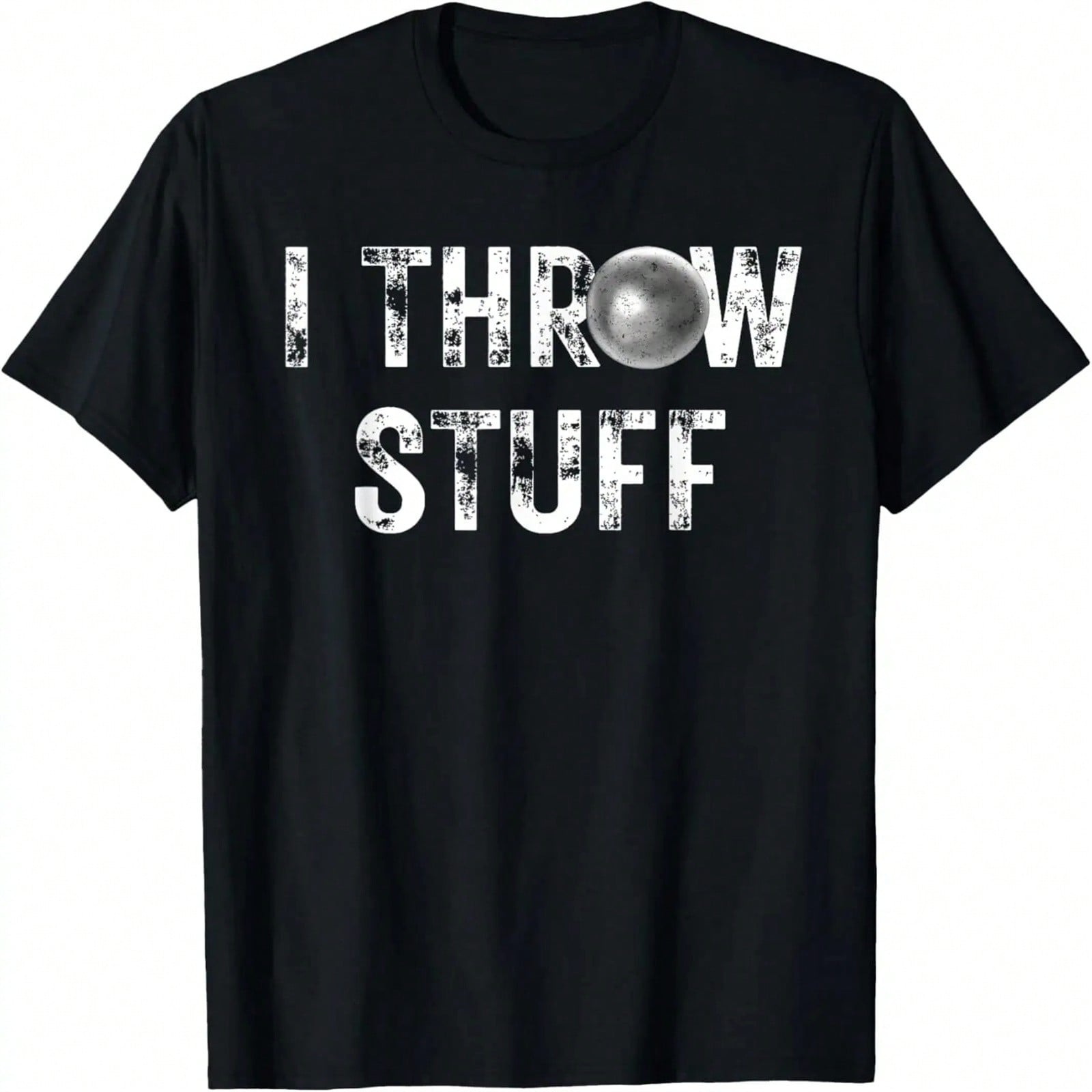 Distressed I Throw Stuff Shot Put Track And Field Athlete T-Shirt S разноцветный