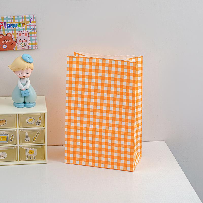 

Прекрасная крафт-сумка в стиле Ins с красочными сетками для упаковки и хранения небольших подарков 10Pcs