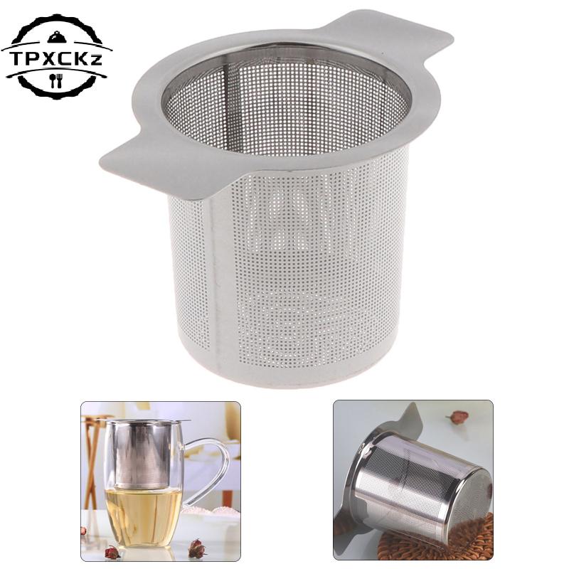 1 Pcs Stainless Steel Reusable Mesh Tea Infuser Strainer Leaf Filter Sieve Cup Parts Kitchen Tool Tea Strainer Herb Tea Tools