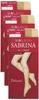 Gunze Sabrina Short Stockings Beautiful Skin Natural Sizes Cm (3-Pair Set), Natural, Feel, Run-Resistant, SBS510, Women's, Beige, 22.0-25.0