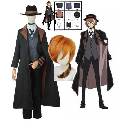 Bungo Stray Dogs Season 4 Nakahara Chuuya Cosplay Costume Cloak Anime Bungou Clothes