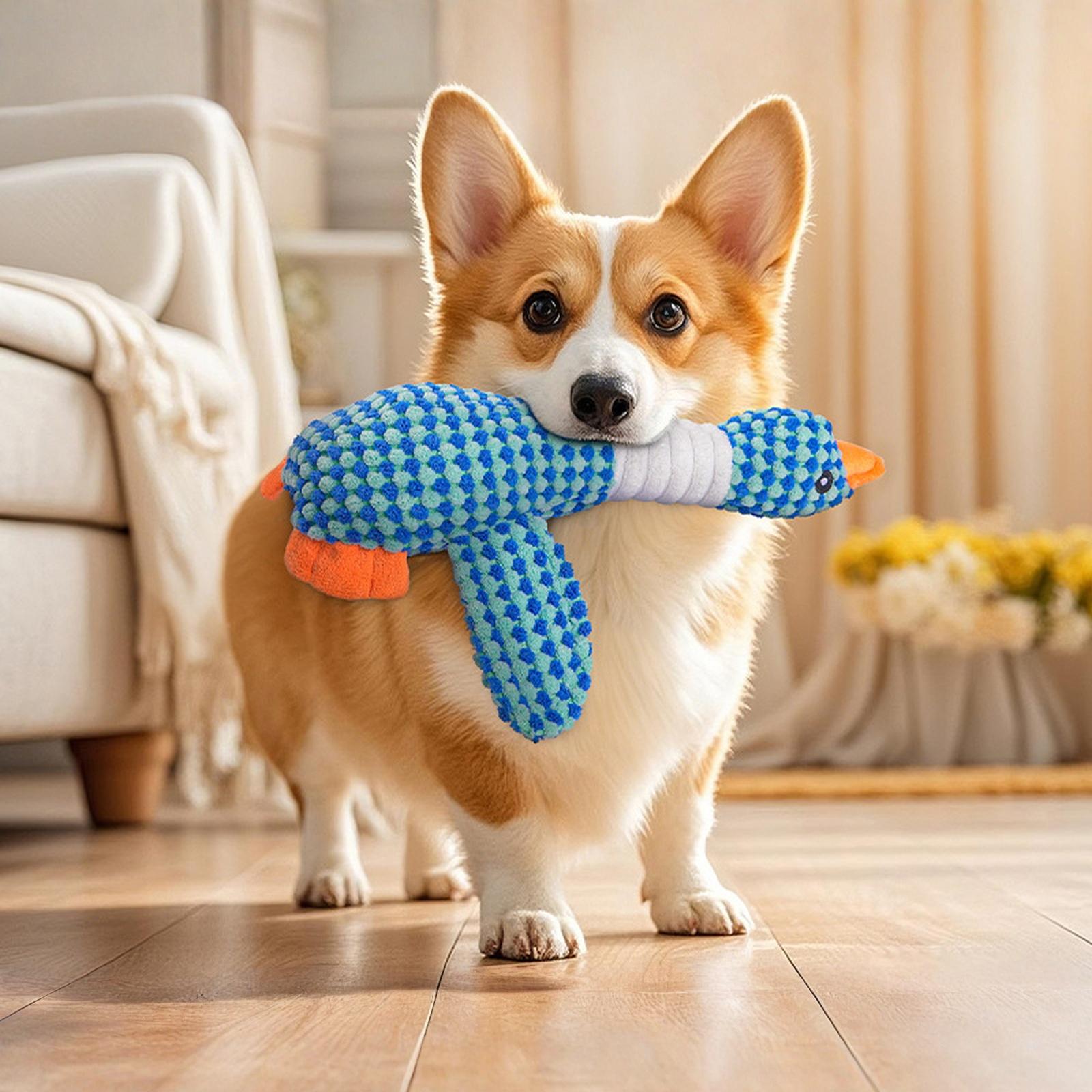 

Foreign Trade Cartoon Dog Toy: Large Plush , Squeaky, Chew-Resistant One Size