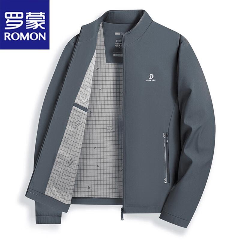 ROMON Men's Business Casual Spring Autumn Jacket