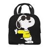 Snoopy Lunch Bag with Insulated Storage, Large Capacity, Perfect for Commuting To School or Work