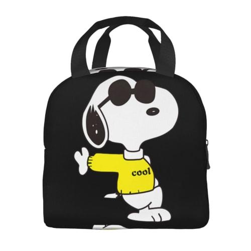 Snoopy Lunch Bag with Insulated Storage, Large Capacity, Perfect for Commuting To School or Work