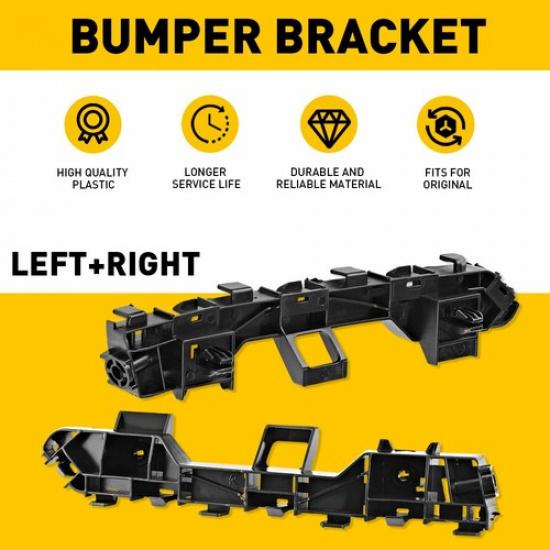 Front Bumper Bracket Set for Honda 2013-2017 Accord Driver & Passenger Side 2pcs